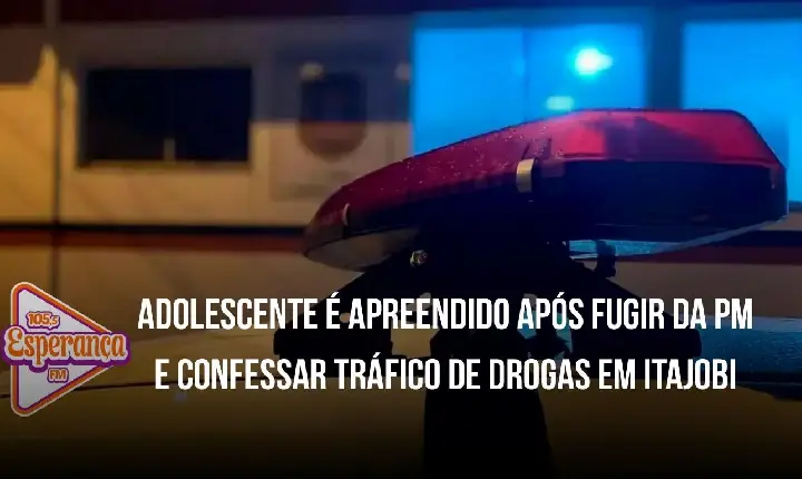 Adolescente é apreendido após fugir da PM e confessar tráfico de drogas em Itajobi