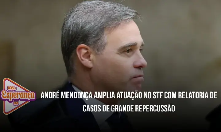 André Mendonça amplia atuação no STF com relatoria de casos de grande repercussão