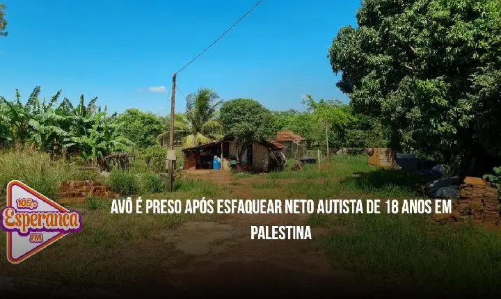 Avô é preso após esfaquear neto autista de 18 anos em Palestina