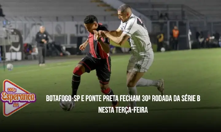 Botafogo-SP e Ponte Preta fecham 30ª rodada da Série B nesta terça-feira
