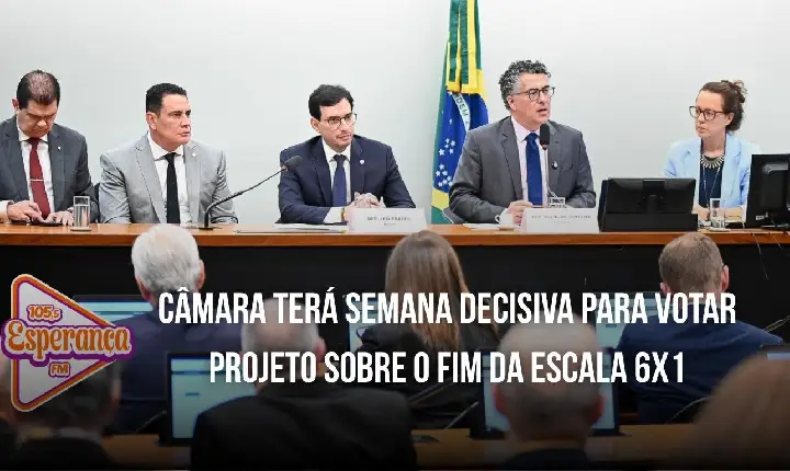 Câmara terá semana decisiva para votar projeto sobre o fim da escala 6x1