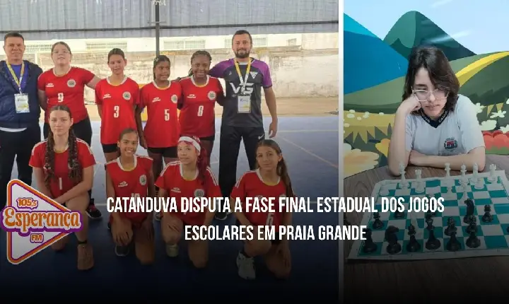 Catanduva disputa a fase final estadual dos Jogos Escolares em Praia Grande