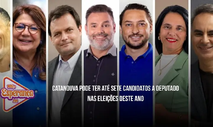 Catanduva pode ter até sete candidatos a deputado nas eleições deste ano