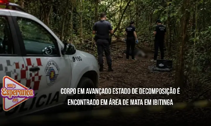 Corpo em avançado estado de decomposição é encontrado em área de mata em Ibitinga