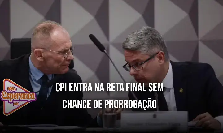 CPI entra na reta final sem chance de prorrogação