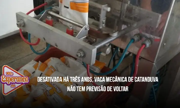 Desativada há três anos, Vaca Mecânica de Catanduva não tem previsão de voltar