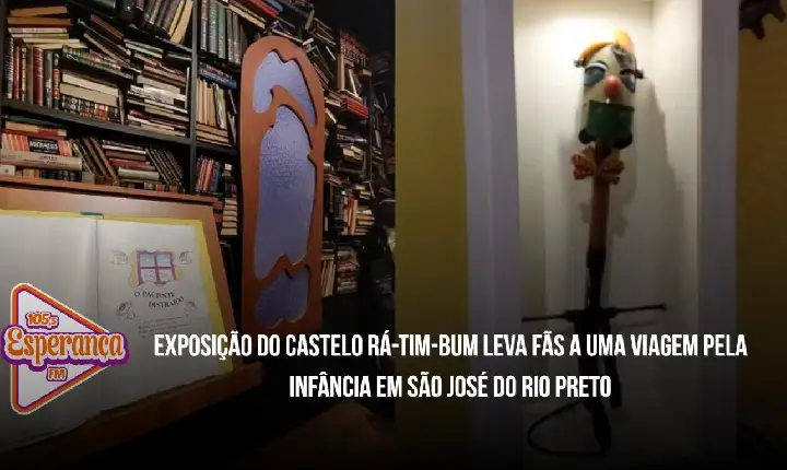 Exposição do Castelo Rá-Tim-Bum leva fãs a uma viagem pela infância em São José do Rio Preto