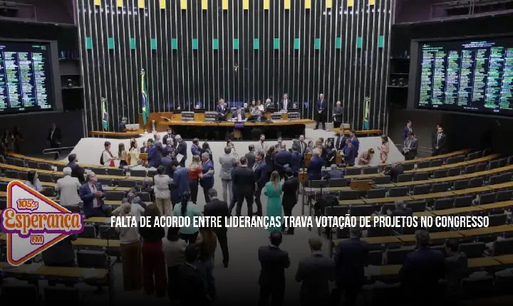 Falta de acordo entre lideranças trava votação de projetos no Congresso