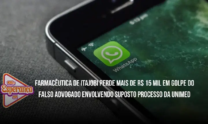 Farmacêutica de Itajobi perde mais de R$ 15 mil em golpe do falso advogado envolvendo suposto processo da Unimed