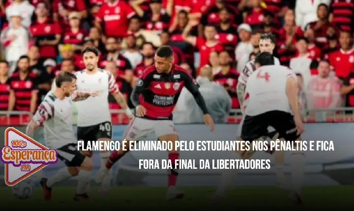 Flamengo é eliminado pelo Estudiantes nos pênaltis e fica fora da final da Libertadores