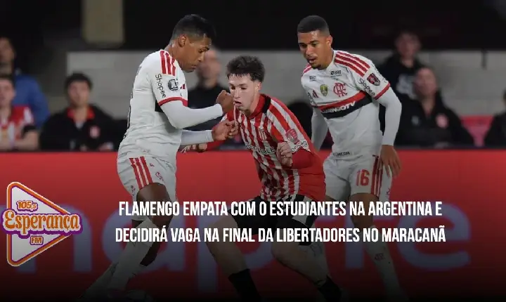 Flamengo empata com o Estudiantes na Argentina e decidirá vaga na final da Libertadores no Maracanã