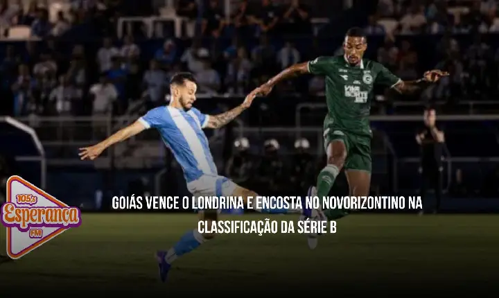 Goiás vence o Londrina e encosta no Novorizontino na classificação da Série B