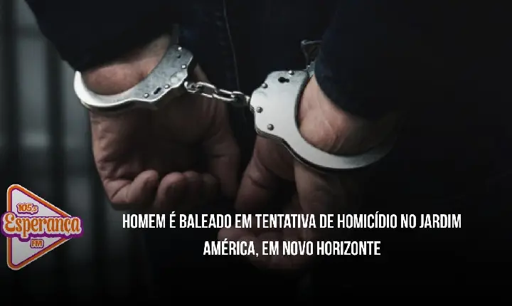 Homem é baleado em tentativa de homicídio no Jardim América, em Novo Horizonte