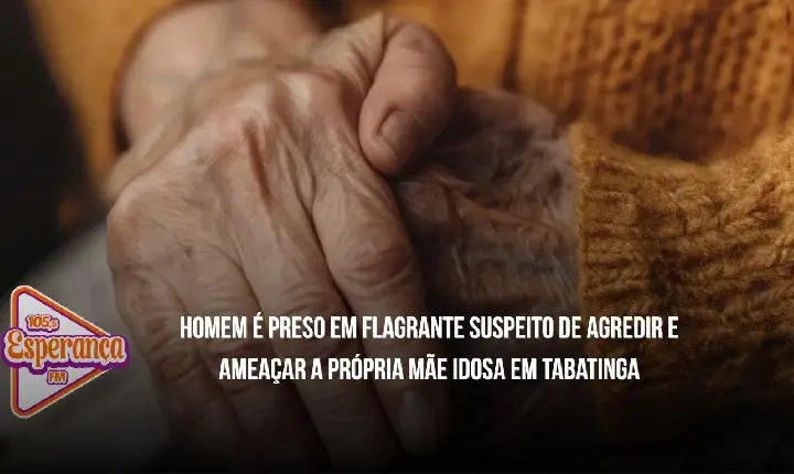 Homem é preso em flagrante suspeito de agredir e ameaçar a própria mãe idosa em Tabatinga