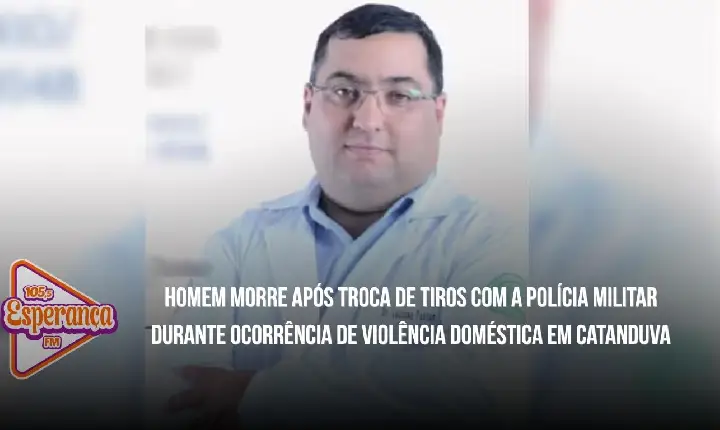 Homem morre após troca de tiros com a Polícia Militar durante ocorrência de violência doméstica em Catanduva