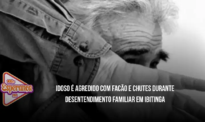 Idoso é agredido com facão e chutes durante desentendimento familiar em Ibitinga