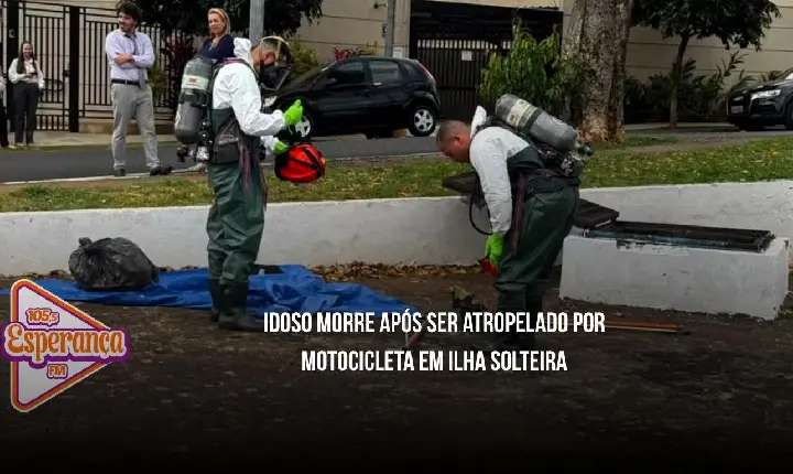 Idoso morre após ser atropelado por motocicleta em Ilha Solteira