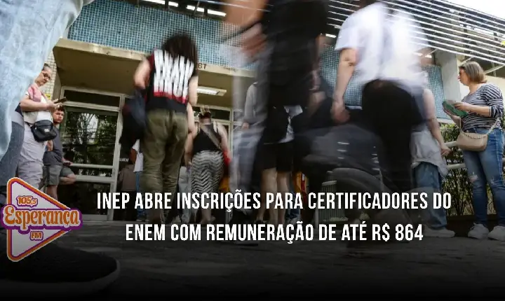 Inep abre inscrições para certificadores do Enem com remuneração de até R$ 864