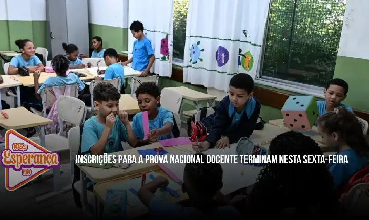Inscrições para a Prova Nacional Docente terminam nesta sexta-feira
