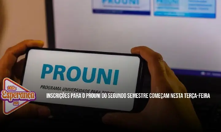 Inscrições para o Prouni do segundo semestre começam nesta terça-feira