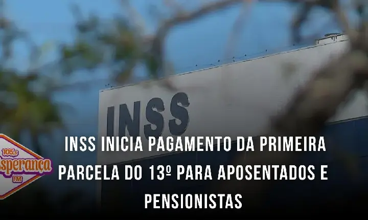 INSS inicia pagamento da primeira parcela do 13º para aposentados e pensionistas
