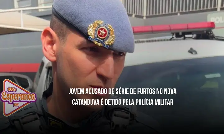 Jovem acusado de série de furtos no Nova Catanduva é detido pela Polícia Militar