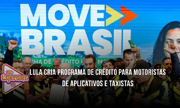 Lula cria programa de crédito para motoristas de aplicativos e taxistas