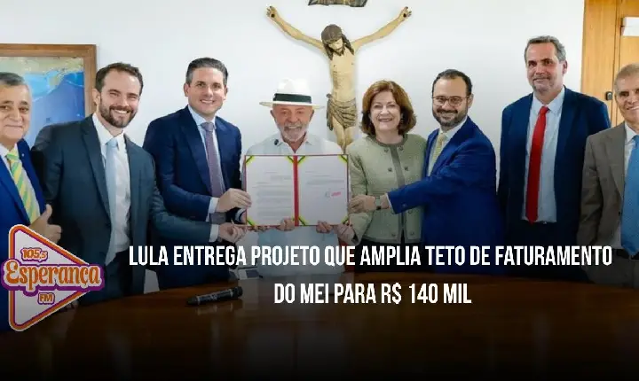 Lula entrega projeto que amplia teto de faturamento do MEI para R$ 140 mil