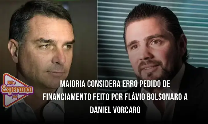 Maioria considera erro pedido de financiamento feito por Flávio Bolsonaro a Daniel Vorcaro