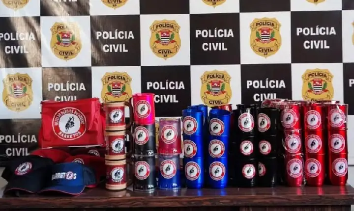 Mais de 120 quilos de produtos falsificados da Festa do Peão são apreendidos em Barretos