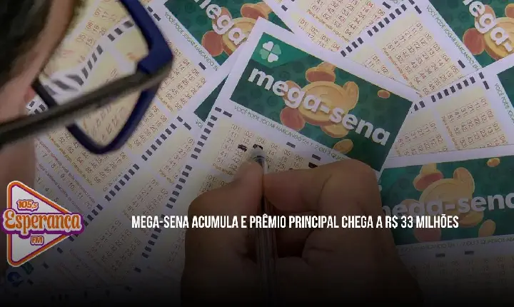 Mega-Sena acumula e prêmio principal chega a R$ 33 milhões