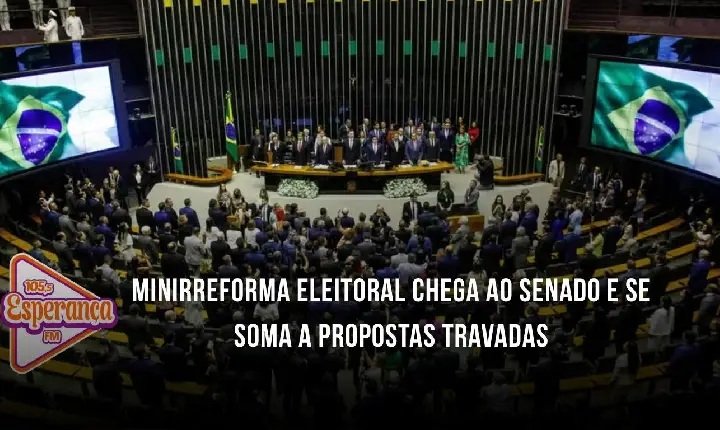 Minirreforma eleitoral chega ao Senado e se soma a propostas travadas
