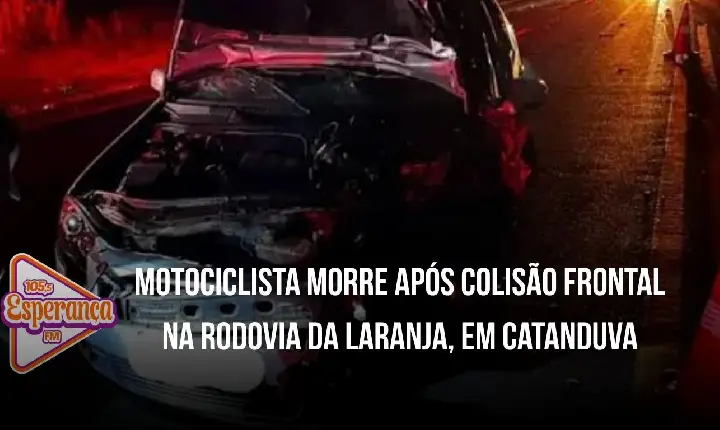 Motociclista morre após colisão frontal na Rodovia da Laranja, em Catanduva