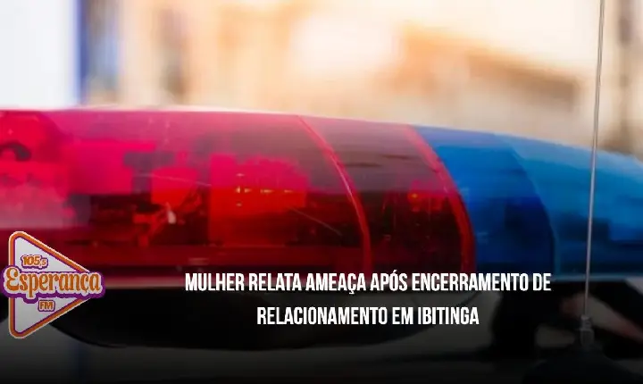 Mulher relata ameaça após encerramento de relacionamento em Ibitinga