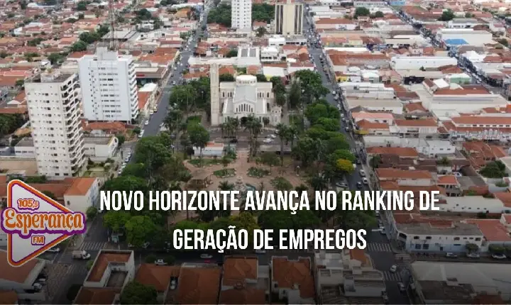 Novo Horizonte avança no ranking de geração de empregos