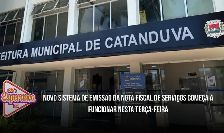Novo sistema de emissão da Nota Fiscal de Serviços começa a funcionar nesta terça-feira