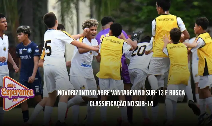 Novorizontino abre vantagem no Sub-13 e busca classificação no Sub-14