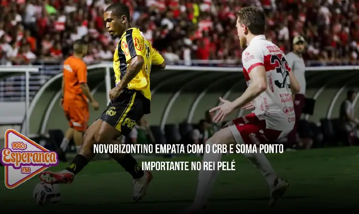 Novorizontino empata com o CRB e soma ponto importante no Rei Pelé