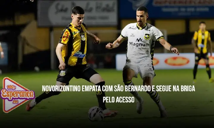 Novorizontino empata com São Bernardo e segue na briga pelo acesso