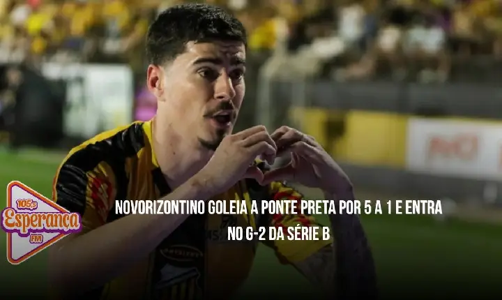 Novorizontino goleia a Ponte Preta por 5 a 1 e entra no G-2 da Série B