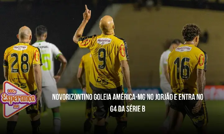 Novorizontino goleia América-MG no Jorjão e entra no G4 da Série B