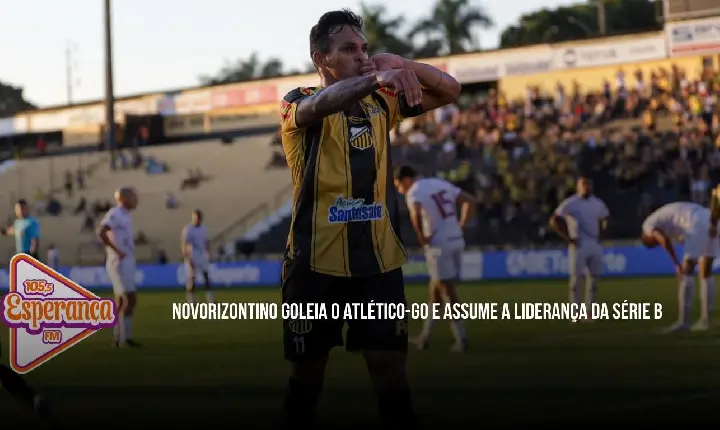 Novorizontino goleia o Atlético-GO e assume a liderança da Série B