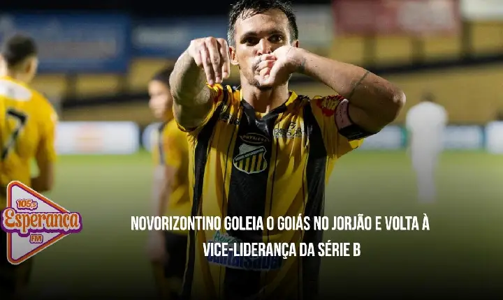 Novorizontino goleia o Goiás no Jorjão e volta à vice-liderança da Série B