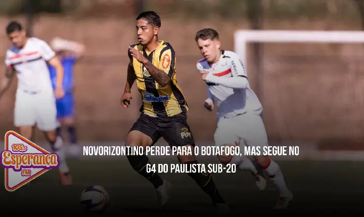 Novorizontino perde para o Botafogo, mas segue no G4 do Paulista Sub-20