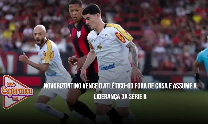 Novorizontino vence o Atlético-GO fora de casa e assume a liderança da Série B