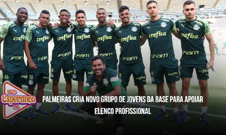 Palmeiras cria novo grupo de jovens da base para apoiar elenco profissional