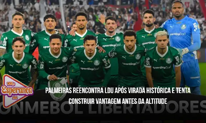 Palmeiras reencontra LDU após virada histórica e tenta construir vantagem antes da altitude