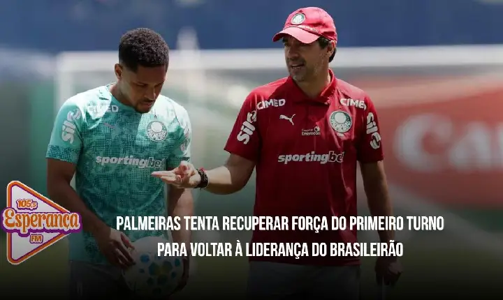 Palmeiras tenta recuperar força do primeiro turno para voltar à liderança do Brasileirão