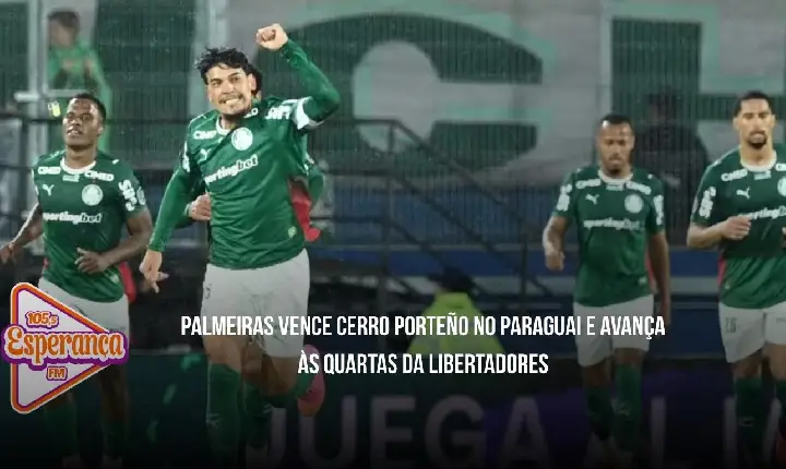 Palmeiras vence Cerro Porteño no Paraguai e avança às quartas da Libertadores