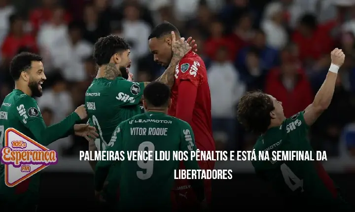 Palmeiras vence LDU nos pênaltis e está na semifinal da Libertadores